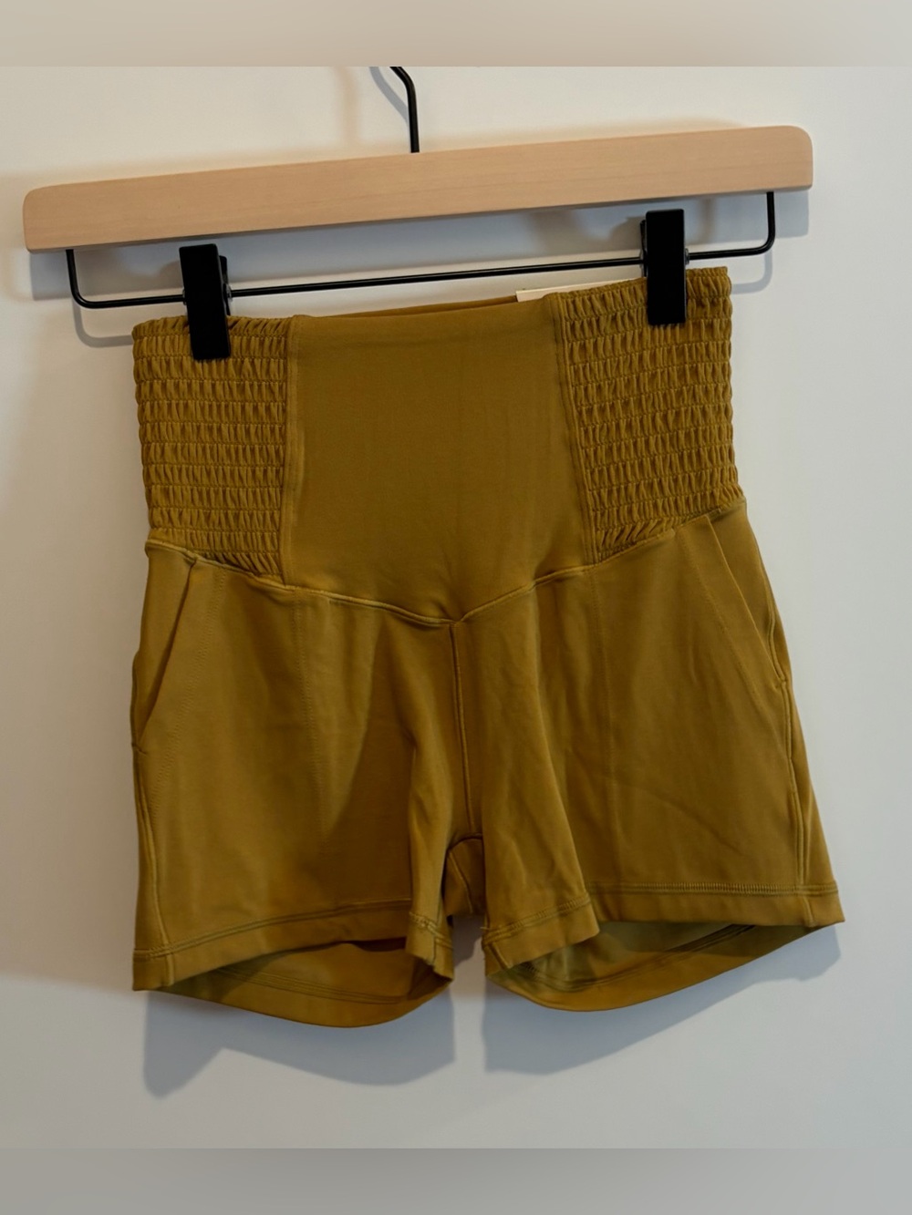 Offline High-Waist Smocked Shorts Real Me